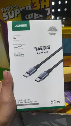 UGREEN CABLE C TO 60W NYLON 25057 ATLANTIS DAHSYAT