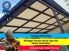 Canopy Berkualitas Rangka Besi dan Stanless Harga Promosi