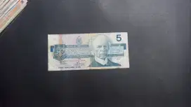 UANG CANADA 5 DOLLARS