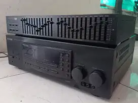 Amplifier Kenwood krv9080.equlizer sansui SE 7