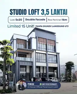 Aniva Studio Loft Hadap Jalan, 5x20 4 Lantai Double Facade