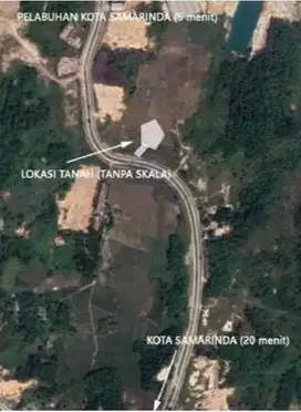DIJUAL Tanah 1.5 Hektar daerah Palaran Samarinda