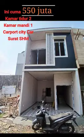 Rumah baru 2 lantai Bisa kpr jakarta dp suka suka