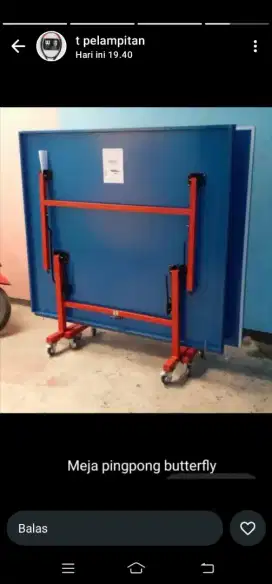 Tenis meja baru SNI wa