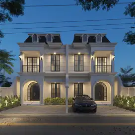 RUMAH 2 LANTAI MODEL AMERICAN CLASSIC DEKAT KAMPUS RR UTARA