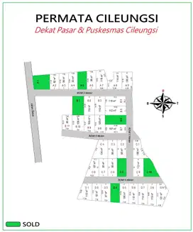 Kavling Cileungsi Bogor Harga Mulai dari 2jt-an/m2