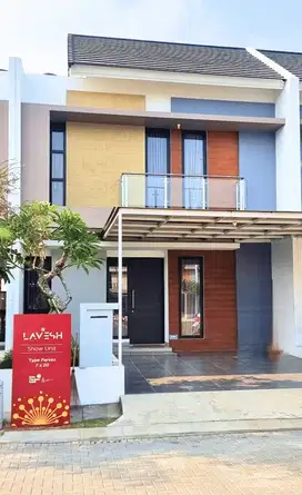 Rumah 2LT 6x12,5 Luas 75m Type 2KT di Lavesh Kota Harapan Indah