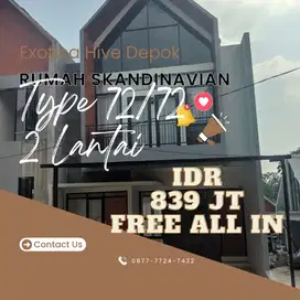 rumah DP 0 Free Booking fee All in 10 menit Tol sawangan