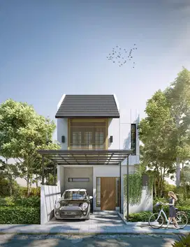 Dijual Rumah Baru Minimalis Bergaya Jepang cocok untuk keluarga muda