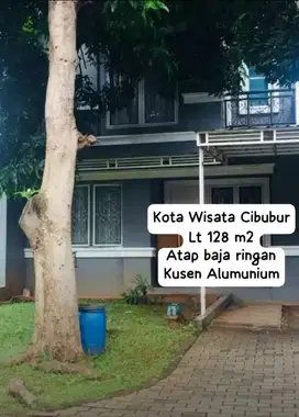 (frh) dijual rumah 2lt dibawah pasaran di kota wisata siap huni