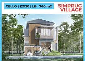 Rumah 2 Lantai Simprug Village di PIK 2