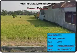 tanah komersial dan perumahan
