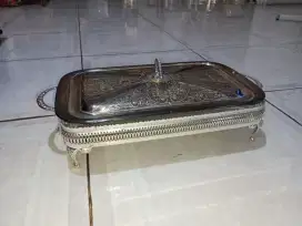 Wadah Makanan Silverplate Queen Anne