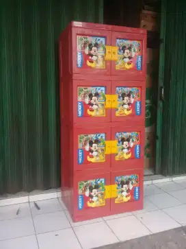 Lemari plastik 4 susun