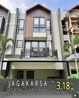 Rumah Dijual Siap Huni Cluster Pinggir Jalan Utama Lokasi Strategis