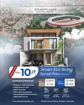 HUNIAN MEWAH COLOMADU 2 LANTAI SMARTHOME SYSTEM