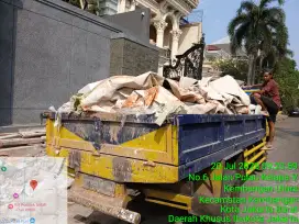 Jasa angkut puing dan pengurugan