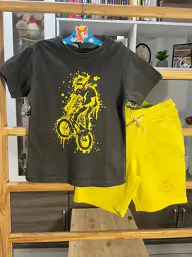 Baju anak 1 set BOYS SKATE preloved