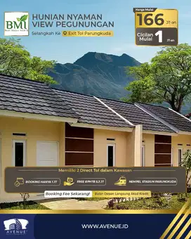 Hunian Minimalis Modern Dengan View Pegunungan Di Cidahu Sukabumi