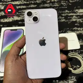 iPhone 14 Plus 128Gb Purple Ex iBox Fullset Original No Minus Mulus