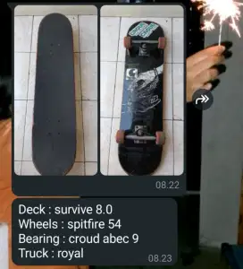 Skateboard fullset 8.0