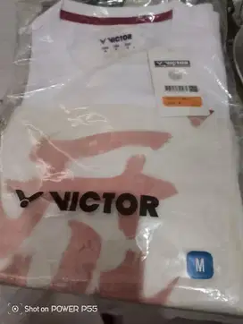 Kaos bulutangkis ukuran m asli atlet dari luar negri