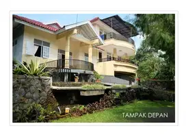 Jual Villa Puncak Megamendung SHM Villa Modern Kapasitas 30 orang