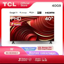 HARGA NET! TCL GOOGLE TV 40 INCHI