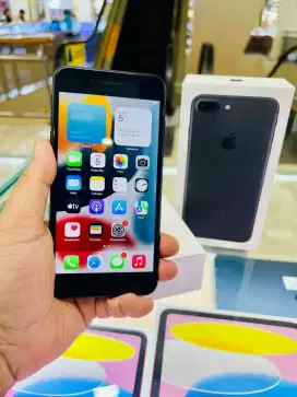 iPhone 7 Plus 128GB Black Fullset lengkap ex iBoxBH100%SangatMulus.