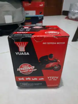 Jual aku motor Yuasa 7V Like New