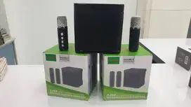 FLECO F-203 Double Microphone dan Speaker