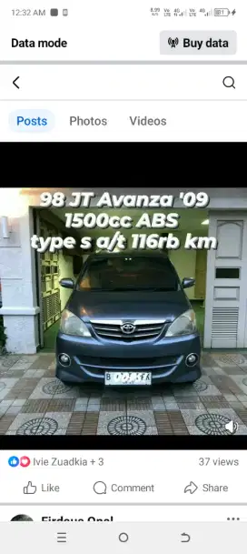 Di jual Toyota Avanza 1.5 S A/T