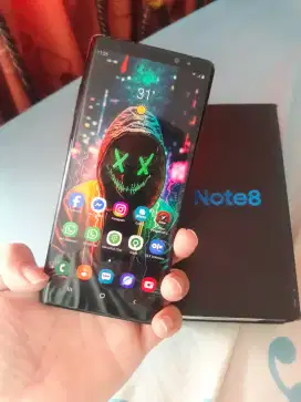 Dijual Samsung Note 8 6/64 Resmi SEIN Normal Mulus 90%.