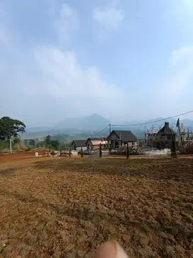 Tanah kavling Villa view gunung Hanjawong di Bogor
