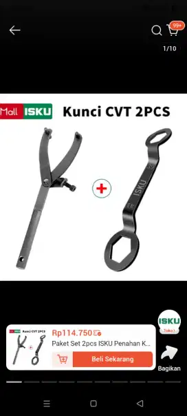 Treker kunci cvt
