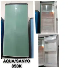 Kulkas AQUA bekas bergaransi