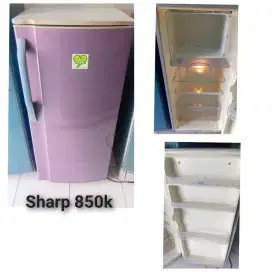 Kulkas SHARP bekas bergaransi