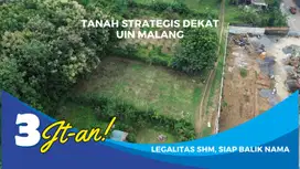 Kavling Murah 3 Menit ke Gedung Fakultas Kedokteran UIN Kota Malang