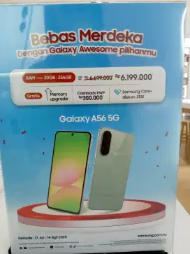Galaxy A56 5G PAKAI CICILAN 0%