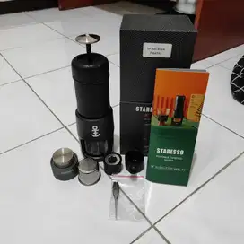 Staresso SP-200 Black + Bonus Tamper & Filter Espresso Maker Portable