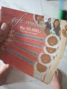 Jual voucher MAP pecahan 50rb x 10 = 500rb