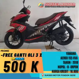 DP 500 RIBU YAMAHA AEROX 155 VVA TAHUN 2018