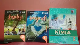 Buku Sekolah Kurikulum Merdeka Kelas 11 Geografi Kimia Sosiologi