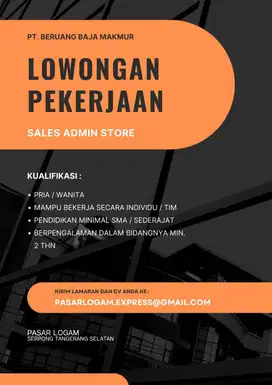 Sales Admin - Urgently !!!