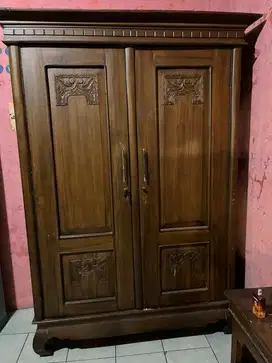 LEMARI & MEJA RIAS KAYU JATI