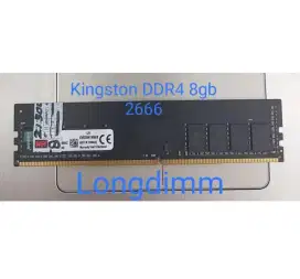 RAM 8GB Kingston DDR4 (Ada 2 pcs)