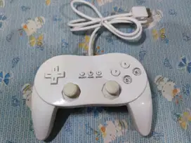 stick classic pro controller wii bukan ori warna putih