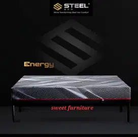 Kasur full busa steel energy firm keras uk 180x200cm