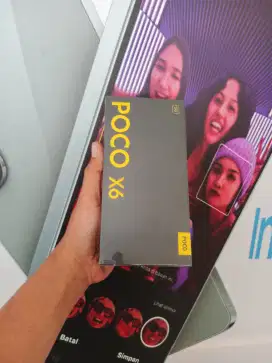 [ fast respon wa ] Poco X6 5G 12/256 Garansi resmi 15bln