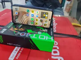 INFINIX HOT40 Pro NFC 8/256 gb no minus mulus lengkap